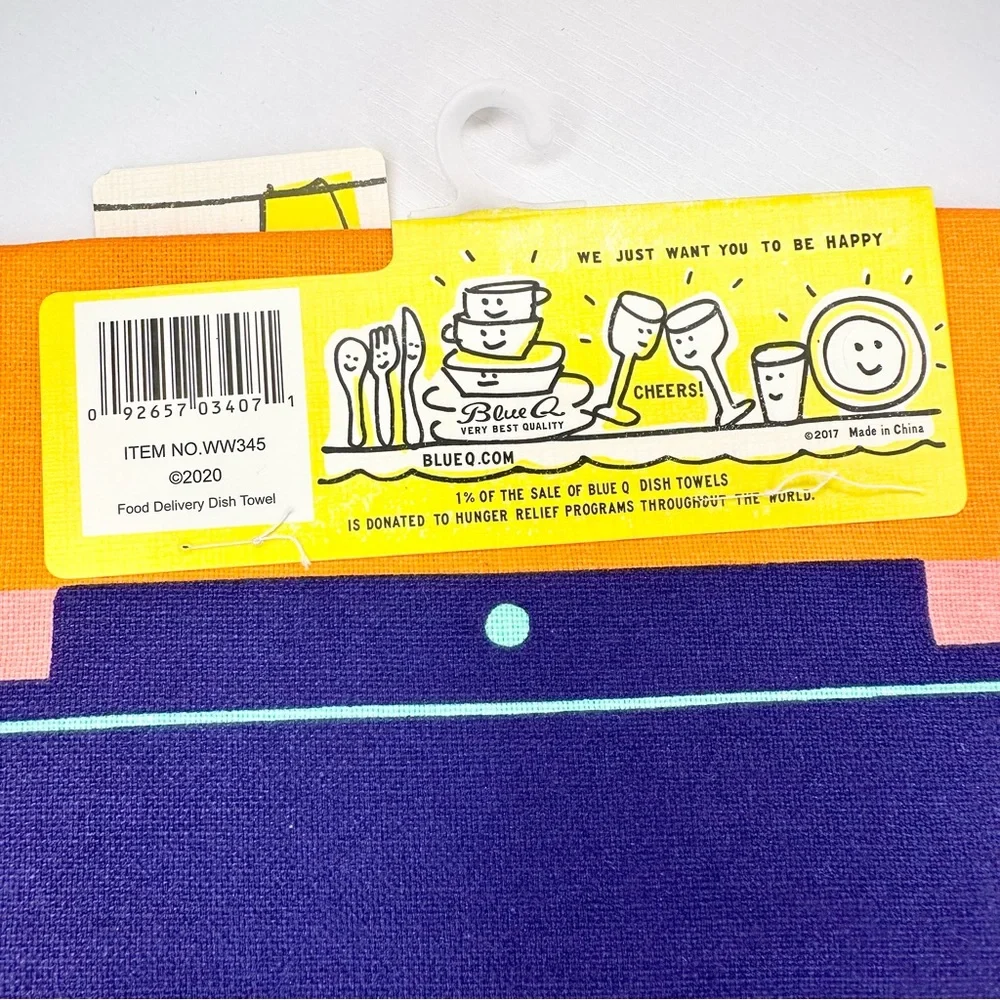 Blue Q Affair With Food Delivery Kitchen Towel